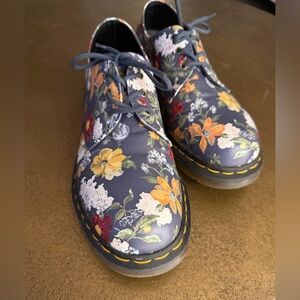 Dr. Martens 1461 Floral Oxford Shoes | Made in England | Size UK 7 / US 9
